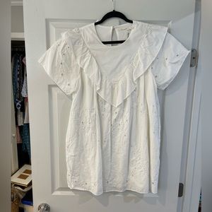 Ellison White Eyelet Dress